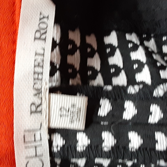 Rachel Roy I Heart You Black White shorts sz 12 2 front pockets waist 32 inches - Picture 6 of 6